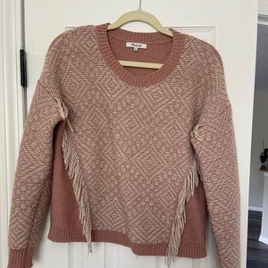Madewell Fringe Sweater
